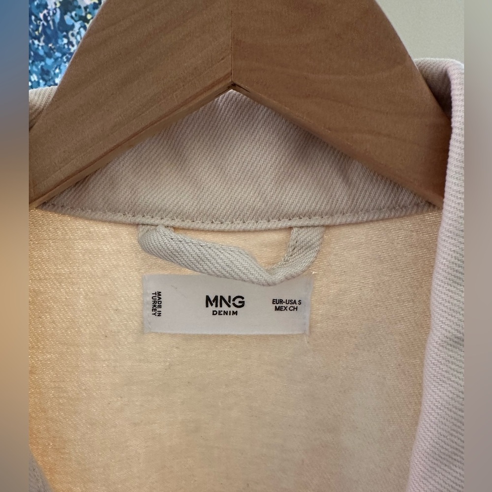 Mango Cream Denim Jacket - Picture 4 of 6